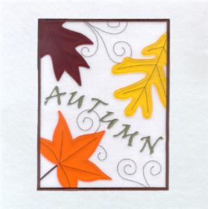 Autumn Flag Applique