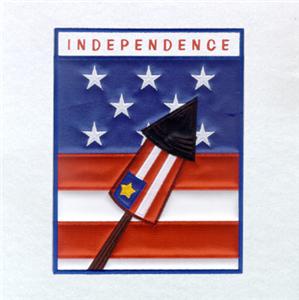 Independence Day Flag Applique
