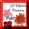 3D Effects Flowers Design Pack