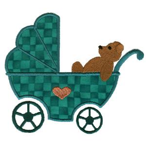 Buggy and Bear Applique