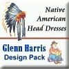 Complete Set - Native American Head Dresses