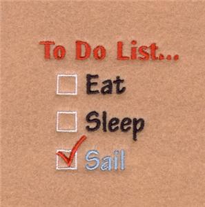 Sailing To Do List