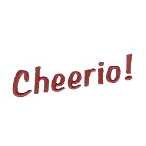 Cheerio! Text