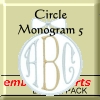Circle Monogram 5 Design Pack