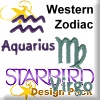 Western Zodiac Names Design Pack