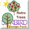 Retro Trees Design Pack