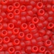Mill Hill Glass Pony Beads, Size 6/0 / 16617 Frosted Red