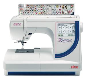 Elna® eXpressive 820, Xperience 8300 sewing machine.