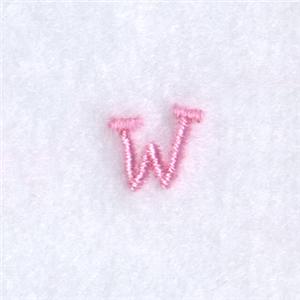 Angelica "w" Lowercase SM