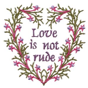Love is Not Rude