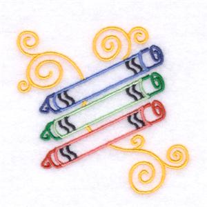 Crayons Swirl