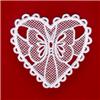 Butterfly Lace Heart