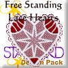 Free Standing Lace Hearts Design Pack