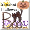 Sketched Halloween Design Pack