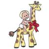 Baby on Giraffe