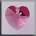 Mill Hill Crystal Treasures / 13040 Small Heart Rose