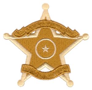 PD Star and Banners Badge