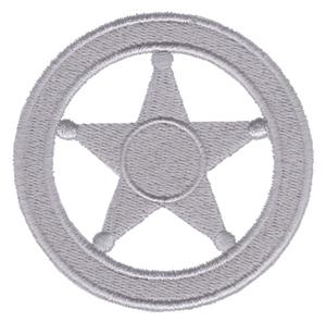 PD Star and Circle Badge