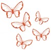 Five Floating Butterflys (Square Hoop)