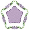 Large Orchid (Square Hoop)