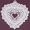 Lace Heart #1 - Italian Lace (freestanding)