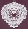 Lace Heart #2 - Italian Lace (freestanding)