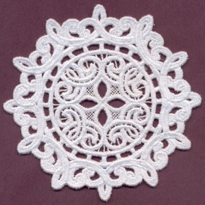 Lace Circle #1 - Italian Lace (freestanding)