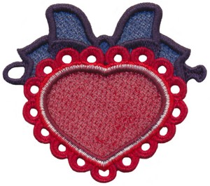 String Along Lace Heart