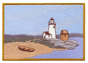 Seaside Lighthouse Scene