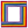 Large Square Rainbow Border (Square Hoop)
