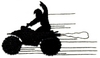 Four-wheeler silhouette