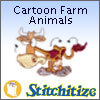 Cartoon Farm Animals - Pack