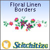 Floral Linen Borders - Pack
