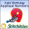 Kids' Birthday Applique Numbers - Pack