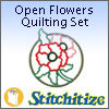 Open Flowers Quilting Set - Pack