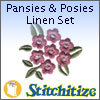 Pansies & Posies Linen Set - Pack