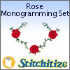 Rose Monogramming Set - Pack