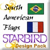 South American Flags Design Pack
