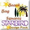 Beach Bag Squares Design Pack