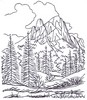 Alpine Scene Landscape ( large )