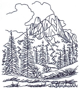 Alpine Scene Landscape ( small )