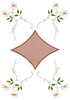 Floral Diamond Monogram (MacroHoop)