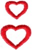 Hearts & Flowers Linen Set ( small double hearts )