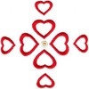Hearts & Flowers Linen Set ( large heart cross )