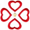 Hearts & Flowers Linen Set ( small heart ring )