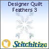 Designer Quilt Feathers 3 - Pack