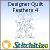 Designer Quilt Feathers 4 - Pack