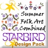 Summer Folk Art Combined Design Pack