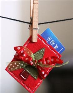 Gift Card Holder 4x4: Christmas Tree