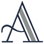 Moderne 3 Letter  A, Small
